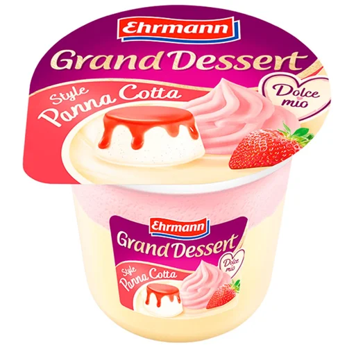 Десерт Ehrmann Grand Dessert Panna Cotta 4,3% 190г