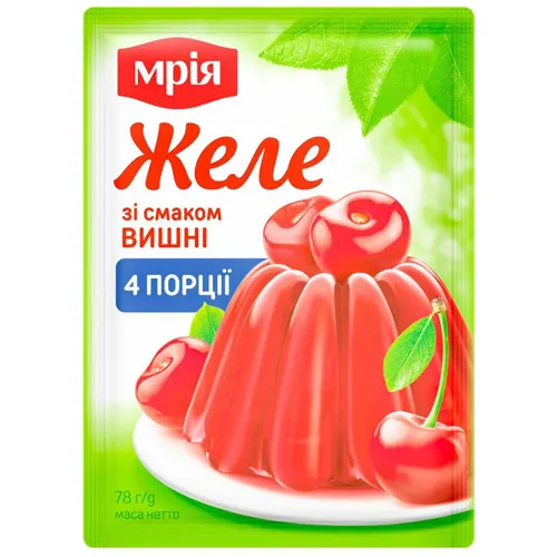 Желе Мрія зі смаком вишня 90г
