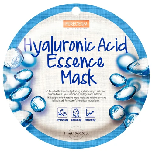 Маска Purederm з есенцією гіалуронової кислоти 18г