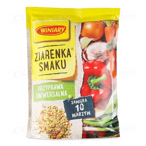 Приправа WINIARY® Ziarenka Smaku 10 овочів універсальна 200г