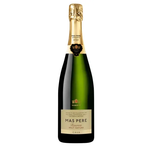 Вино ігристе Mas Pere Brut Nature біле брют 11,5% 0,75л