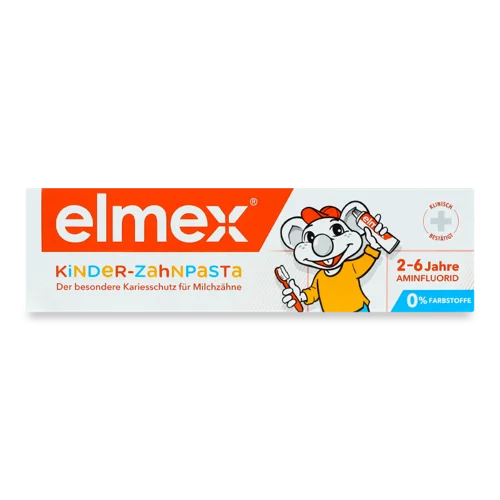 Зубна Паста Для Дітей 2-6 Років Elmex, 50мл, з натуральною оболонкою