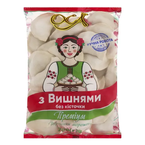 Вареники з вишнями без кісточки Оса м/у 700г
