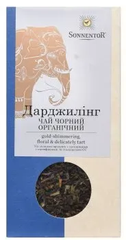Чай Sonnentor чорний органічний Дарджилинг 100г