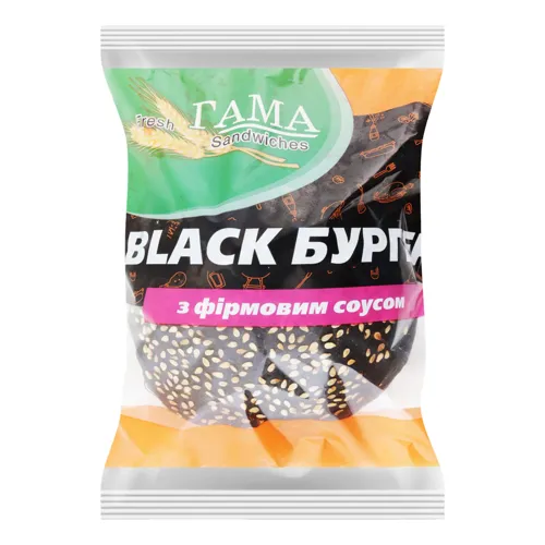 Бургер з фірмовим соусом Black Гама м/у 190г