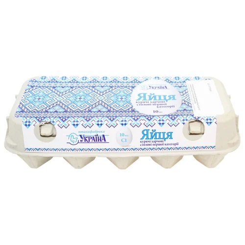 Яйця курячі Ясенсвіт Україна С1 10шт
