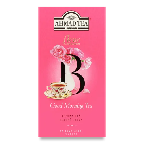 Чай Чорний Байховий Добрий Ранок, В/ґ, У Пакетиках З Ярликом, 20 Х 2 Г
