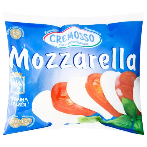 Сир Молочна гільдія Cremosso Моцарелла розсільний 45% 125г