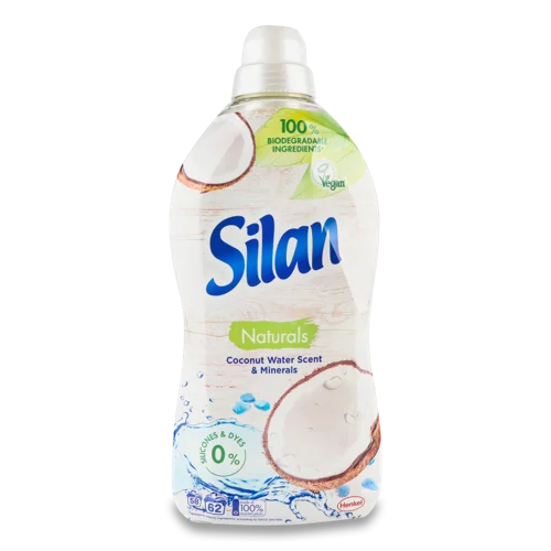Пом'якшувач Тканин Coconut Water Scent & Minerals Naturals Silan, 1.364л