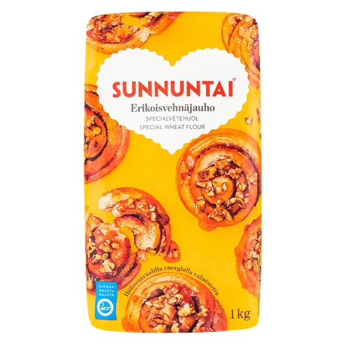 Борошно Sunnuntai пшеничне 1кг