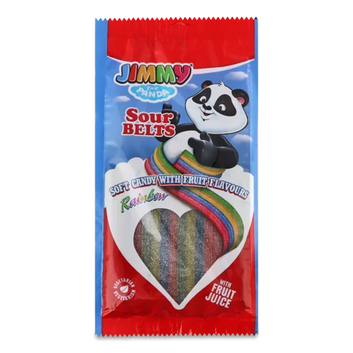 Жувальний Мармелад кислий фруктовий Sour Belts Jimmy, м/у, 75 г