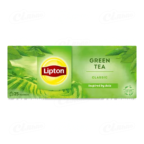 Чай Lipton Green Classic зелений 25 х 1.3г