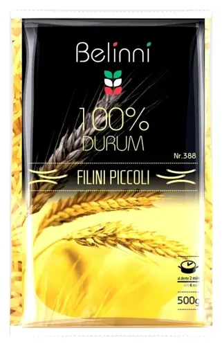 Макаронні вироби Вермішель тонкі короткі 500г п/ет ТМ Belinni