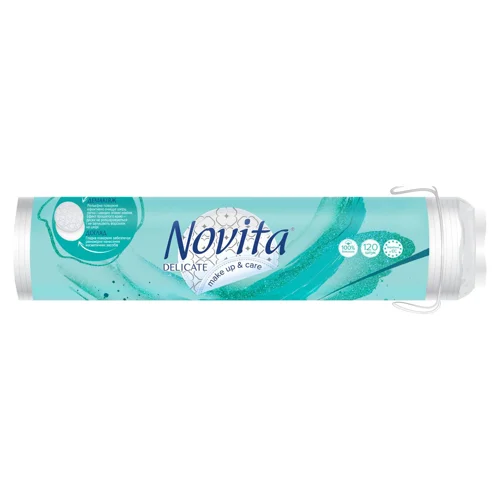 Диски ватні Novita Delicate косметичні 120шт