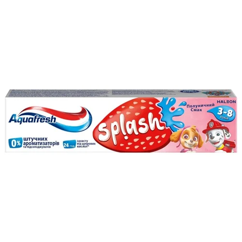 Зубна паста Aquafresh Splash для дітей 3-8 рокiв 50мл
