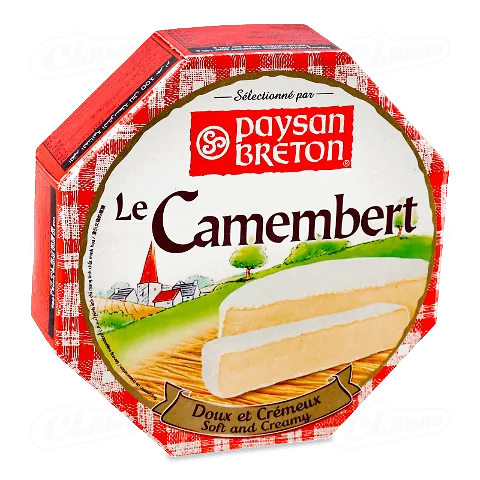 Сир Paysan Breton Камамбер м'який 50% 125г