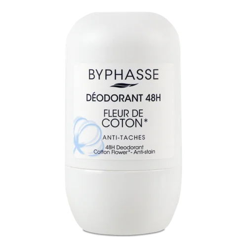 Дезодорант Роликовий Cotton Flower 48H Byphasse, 50мл