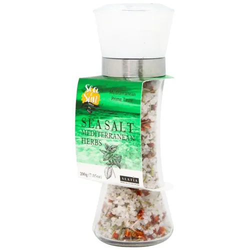 Сіль морська Sea&Sun з травами млинок 200г