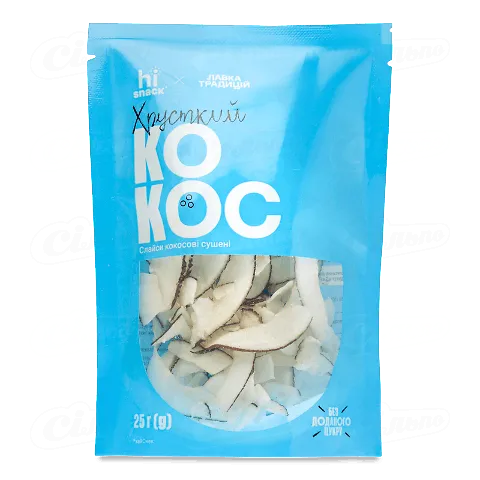 Чіпси Лавка традицій hiSnack Кокос, 25г