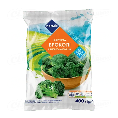 Капуста броколі «Премія»® заморожена, 400г