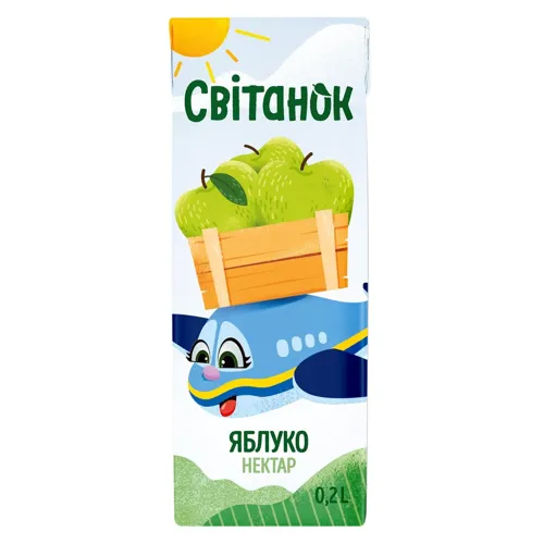 Нектар Світанок яблучний 0,2л
