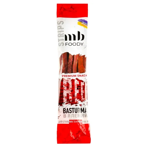 Стріпси яловичі MB Foody Basturma в'ялені 35г