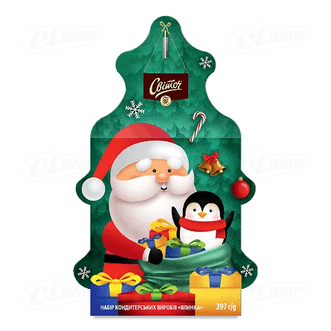 Набір кондитерських виробів Світоч Ялинка, 397г