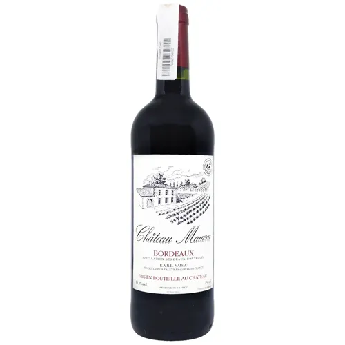 Вино Chateau Maucru Bordeaux червоне сухе 13,5% 0,75л