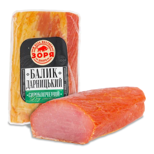 Балик Напівкопчений Дарницький Зоря Дніпра, 1 кг