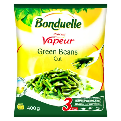 Квасоля стручкова зелена різана заморожена Bonduelle м/у 400г