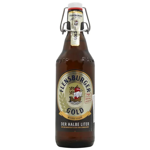 Пиво Flensburger Gold 4,8% 0,5л