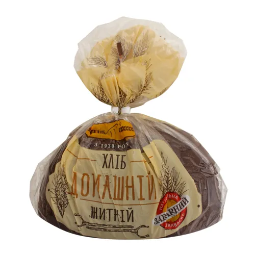Хліб житній половинка в нарізці Домашній Київхліб м/у 450г