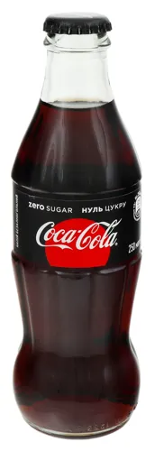 Напій безалкогольний низькокалорійний сильногазований Coca-Cola Zero 250мл