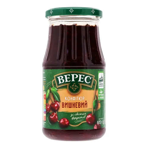 Конфітюр вишневий «Верес» 620г