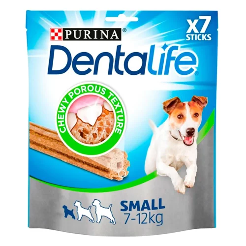 Ласощі для собак DentaLife Small для малих порід для здоров'я ротової порожнини 115г