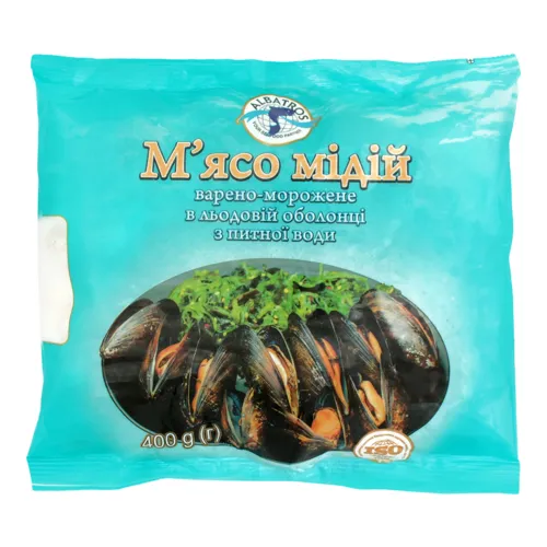М'ясо мідій Albatros вищого ґатунку 400г