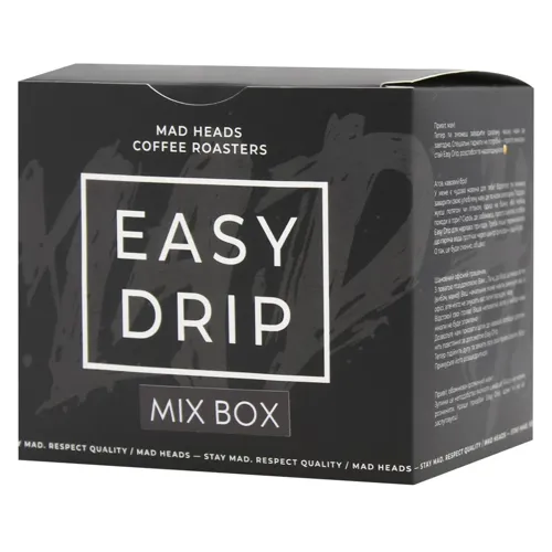 Кава Madheads Coffee Roasters Easy Drip Mix Box в дріп-пакетах 10шт