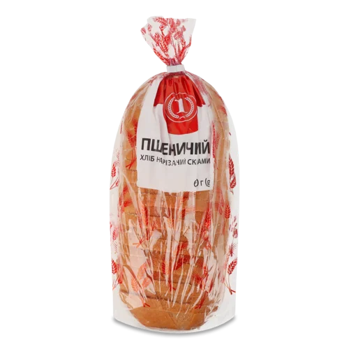 Хліб Пшеничний Нарізний Вищого Ґатунку, к/у 600г