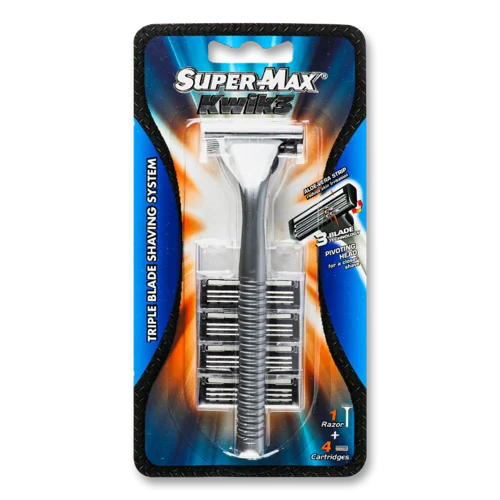 Система для Гоління з Змінними Картриджами Kwik3 Super-Max, 1шт