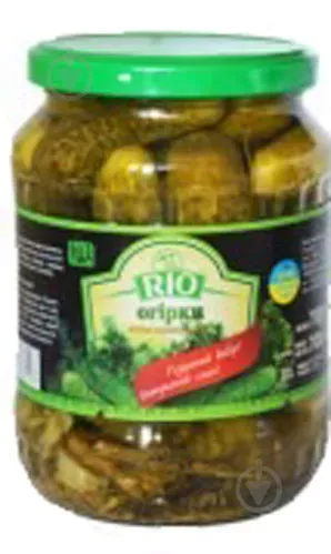 Огірки Rio корнішони мариновані 550г