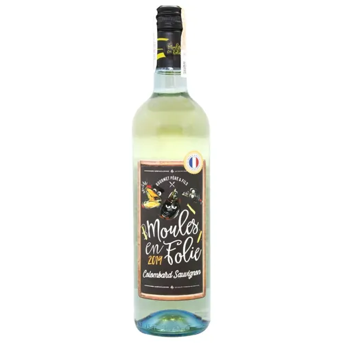 Вино Gourmet Pere&Fils Colombard Sauvignon біле сухе 11,5% 0,75л