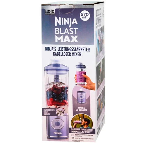 Блендер Ninja Blast Max BC251EULD акумуляторний портативний фіолетовий