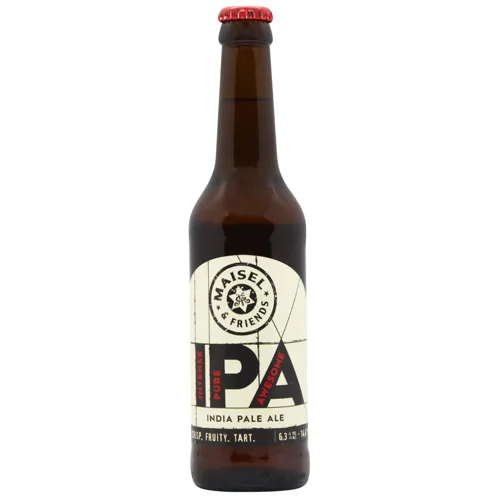 Пиво Maisel & Friends IPA світле фільтроване 6,3% 0,33л
