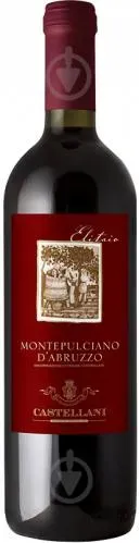 Вино червоне сухе Castellani Montepulciano D'Abruzzo "Elitaio" DOC 0.75л