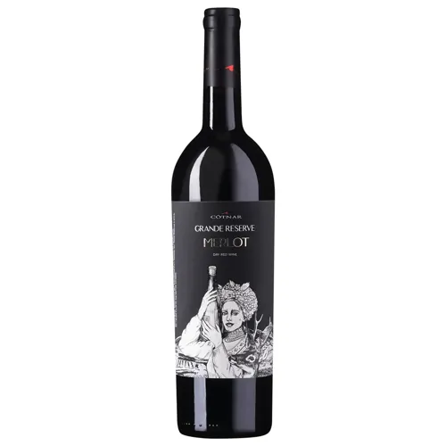 Вино Cotnar Grande Reserve Merlot червоне сухе 13,5% 0,75л