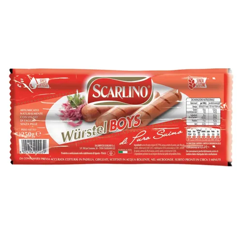 Сосиски Scarlino зі свинини 250г