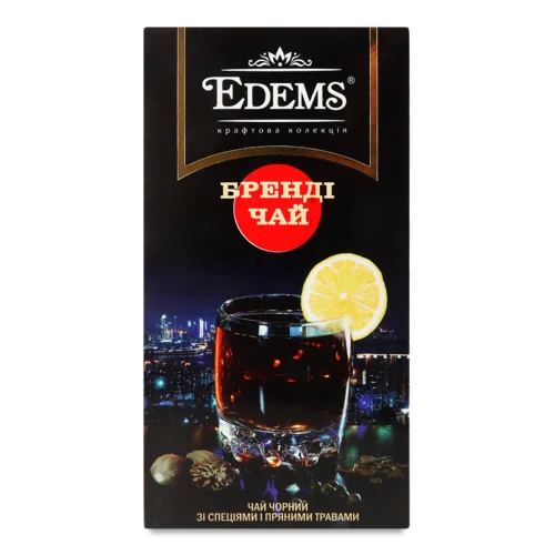 Чай Чорний Дрібнолистовий Зі Спеціями І Пряними Травами Edems, к/у 25х2г