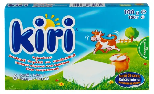 Сир плавлений 65% творожний вершковий Kiri к/у 100г