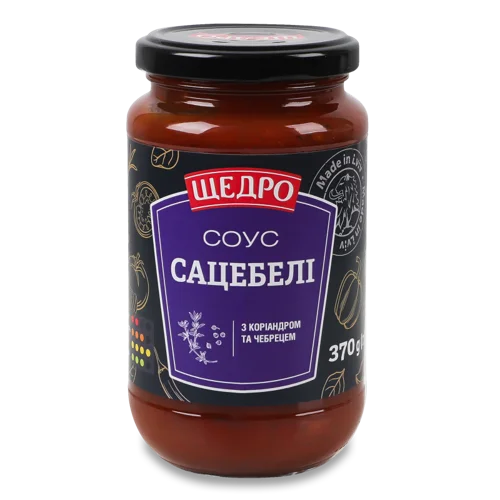 Соус Коріандр Чебрець Сацебелі, с/б 370г