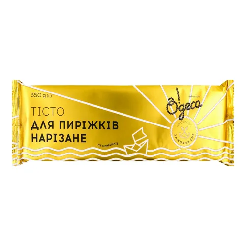 Тісто листкове для пиріжків нарізане заморожене О!деса м/у 350г